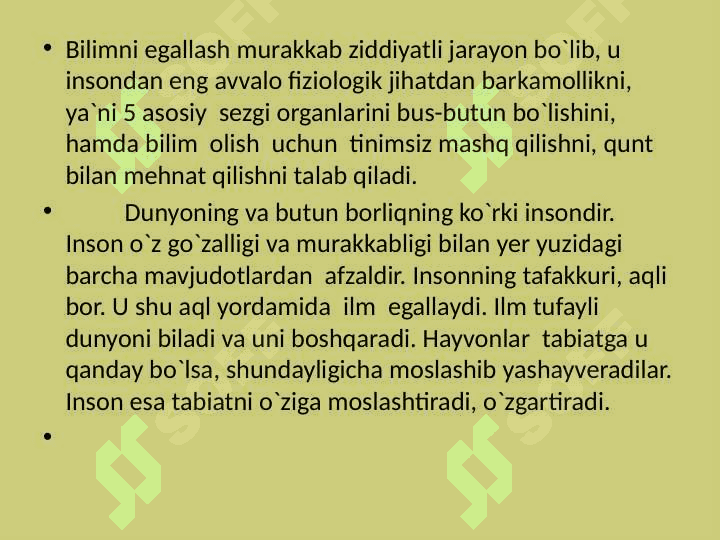 FAN ILMIY DUNYOQARASH SHAKLI 7