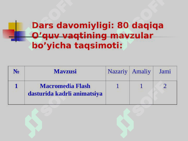 Flash texnologiyasi animatsiyalar hosil qilish 5