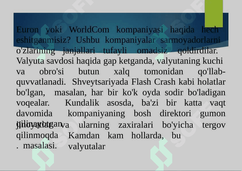 Forex afzalliklari va kamchiliklari 7