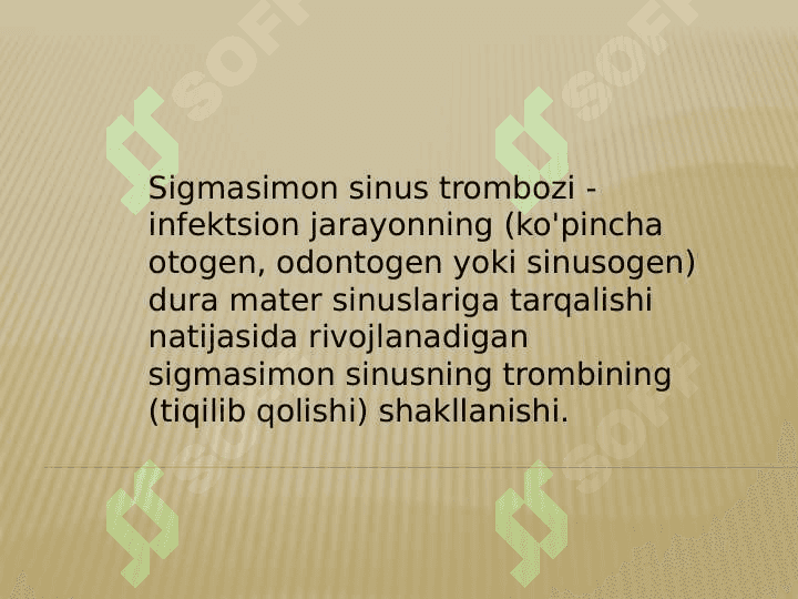 Sigmasimon sinus trombozi 2