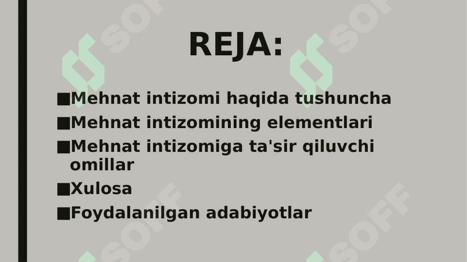 Mehnat intizomi 2