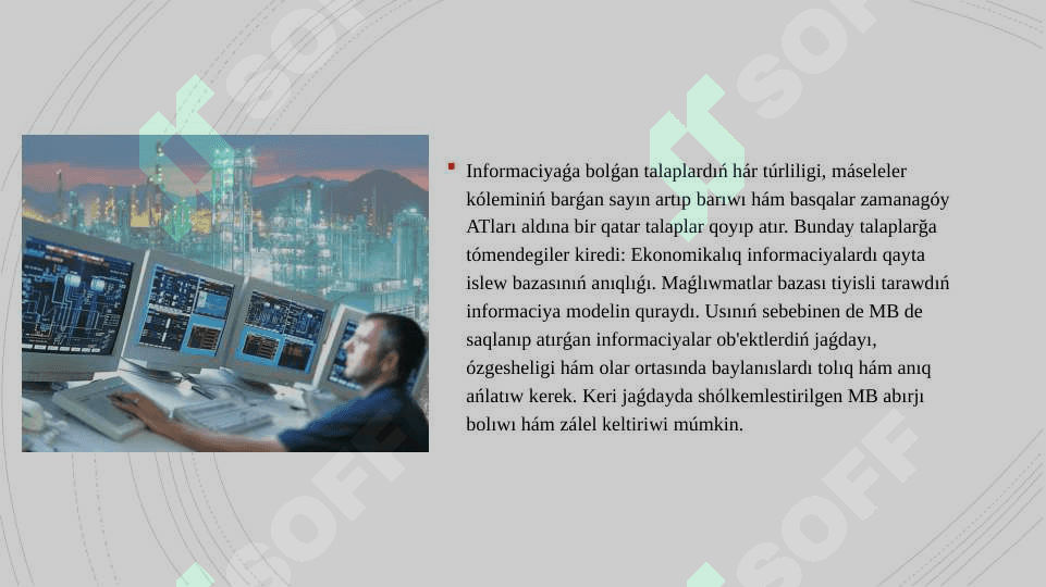 Ekonomikalıq informaciyalardı tekst redaktorı qurallarınan paydalanğan halda qayta islew programmaları 2
