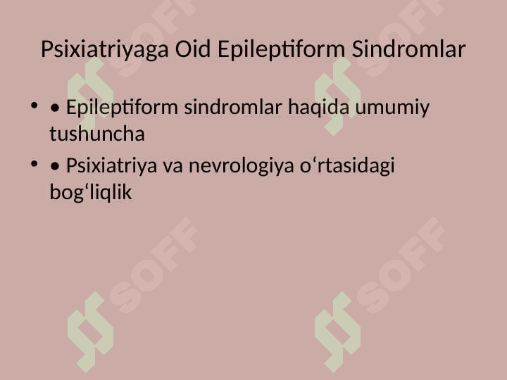 Epileptiform sindromlar 2
