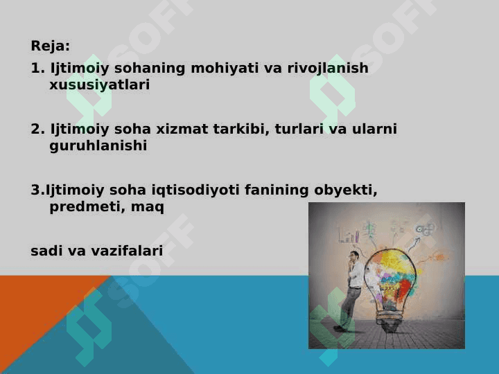 IJTIMOIY SOHALAR IQTISODIYOTI" FANINING INOHIYATI VA XUSUSIYATLARI 2