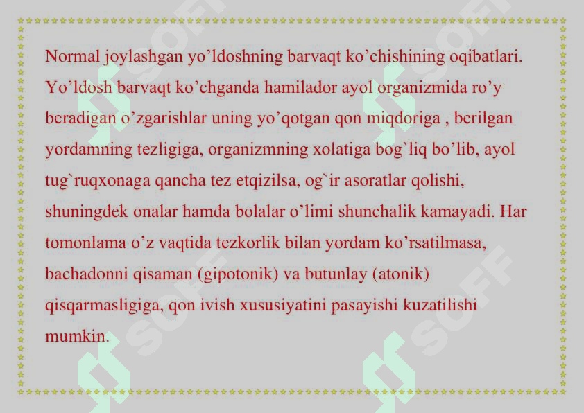 NORMAL JOYLASHGAN YO’LDOSH 6