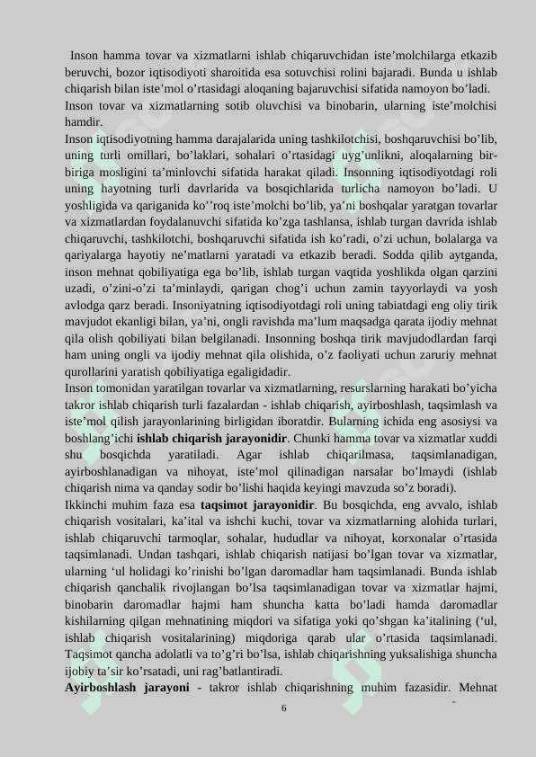 Iqtisodiy qonunlar va ularning amal qilish mexanizmi 6