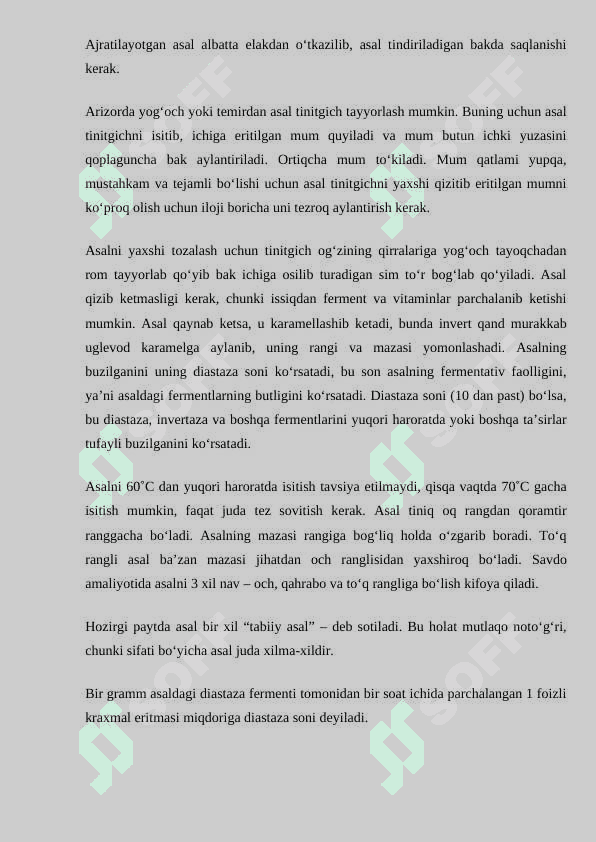 Asalari, bolari 7