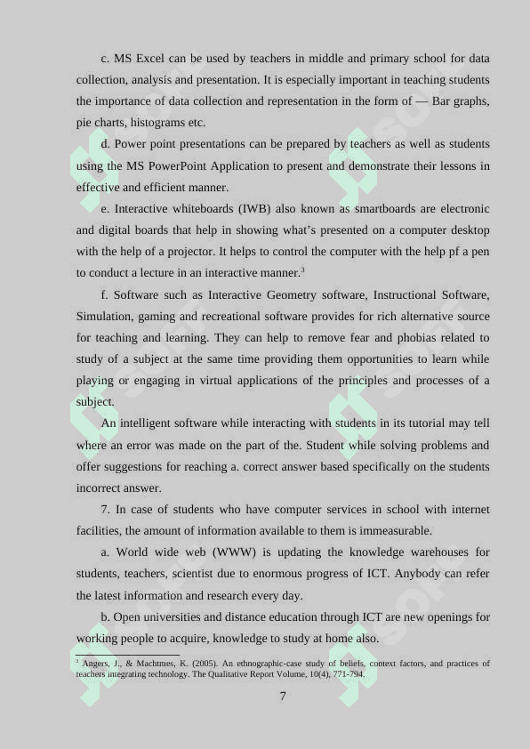 THE USE OF ICT TOOLS AND ONLINE TASKS IN SKILLS DEVELOPMENT OF SECONDARY SCHOOL LEARNERS 7