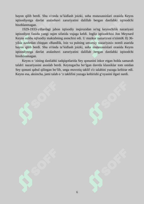 IQTISODIYOTNI DAVLAT TOMONIDAN TARTIBGA SOLISHNING MOHIYATI SHAKILLARI VA USULLARI 6