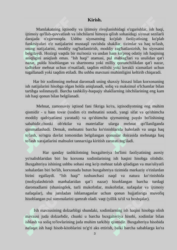 Ish haqqi mohiyati, turlari va prinsiplari 3