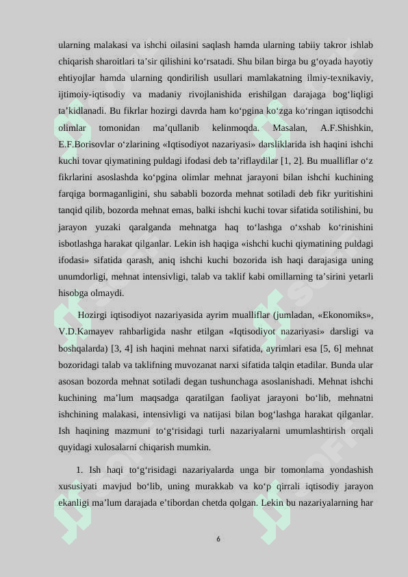 Ish haqqi mohiyati, turlari va prinsiplari 6