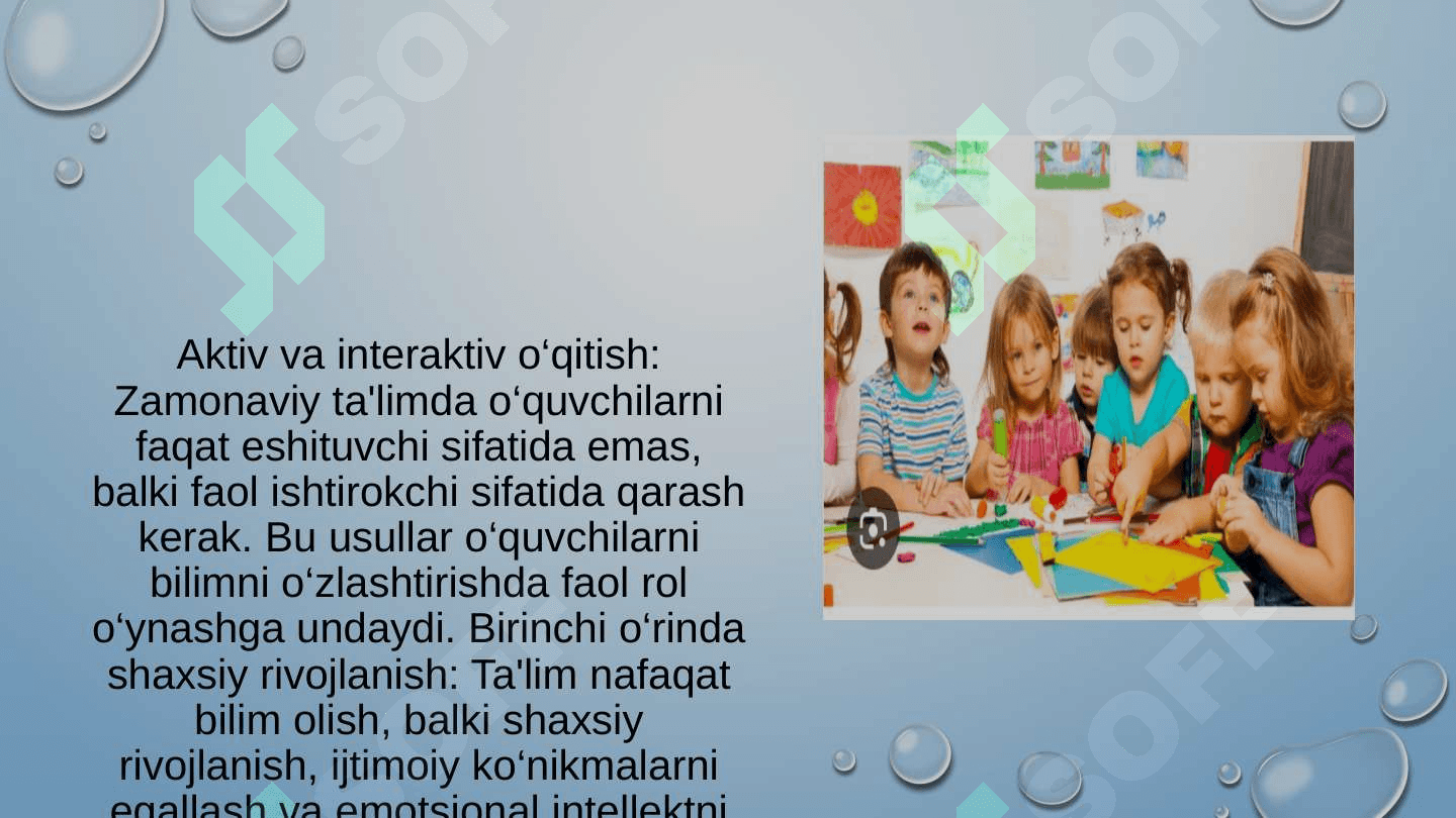 zamonaviy ta’lim jarayonlarini psixologik-pedagogik qo’llab-quvvatlash. 4