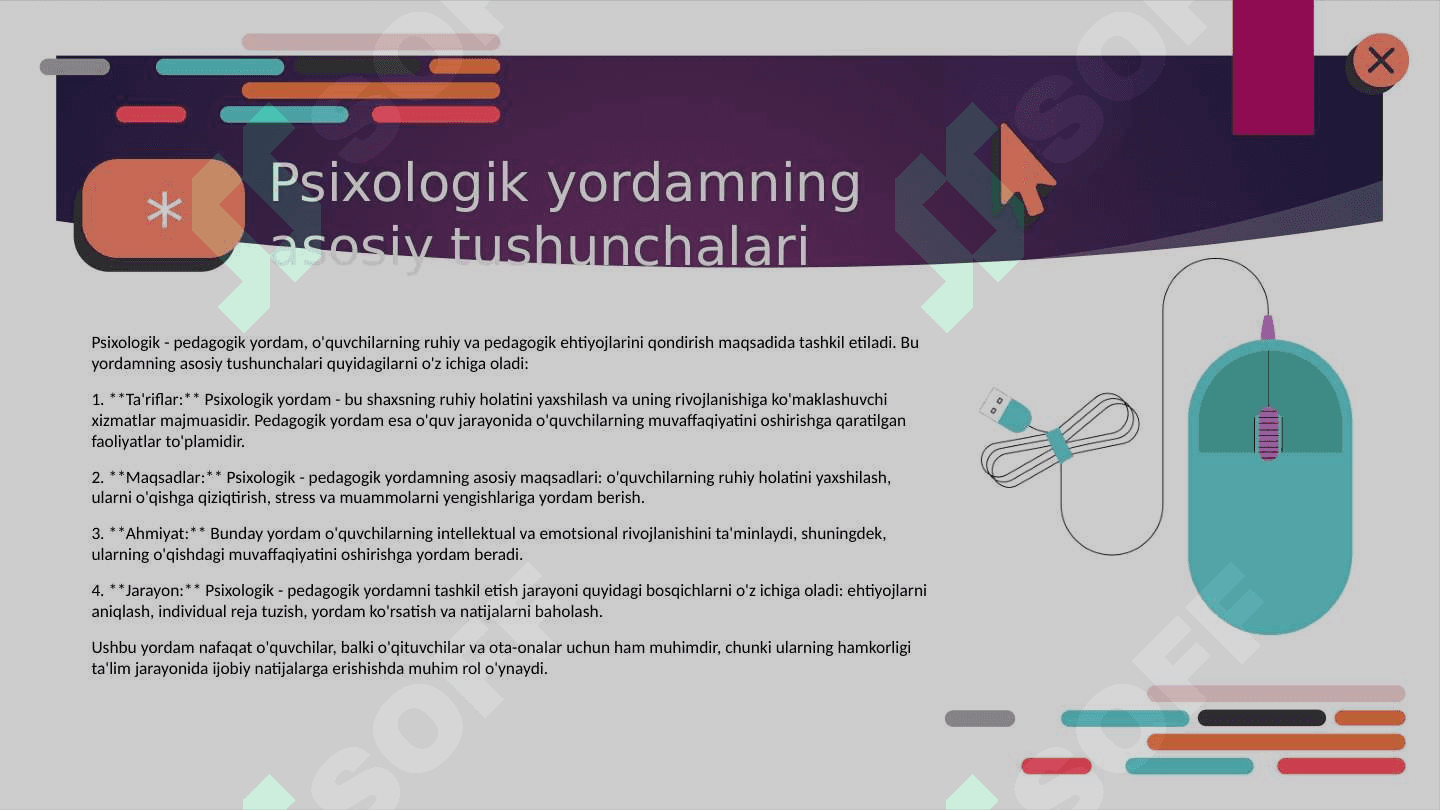 Psixologik - pedagogik yordamni tashkil etish metodikasi 3