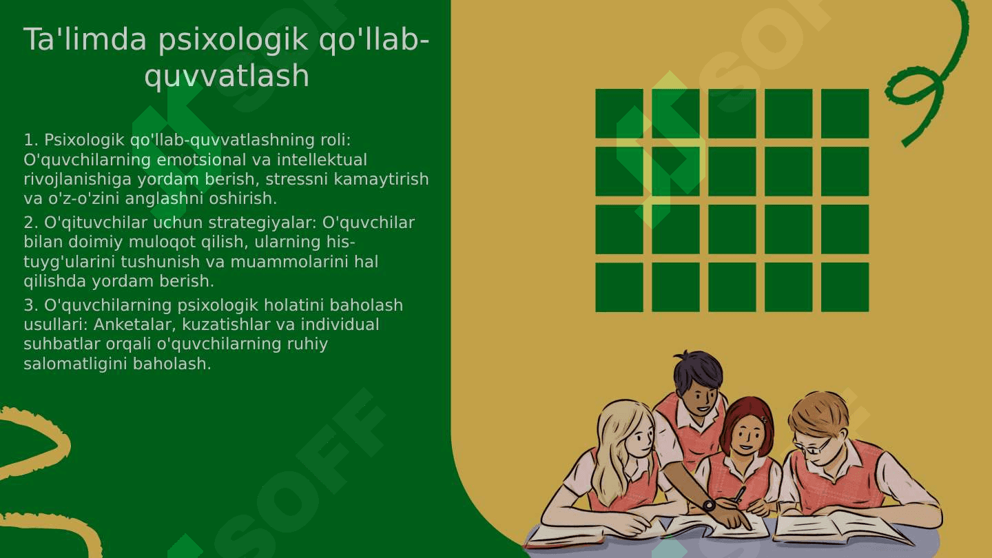Zamonaviy ta’lim jarayonlarida psixologik va pedagogik qo’llab quvvatlash 3