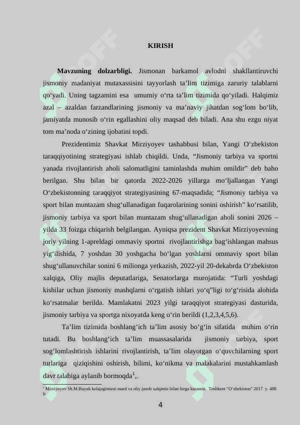 Maktab o‘quvchi qizlarining jismoniy rivojlanish xususiyatlari bitiruv malakaviy ish BMI 4