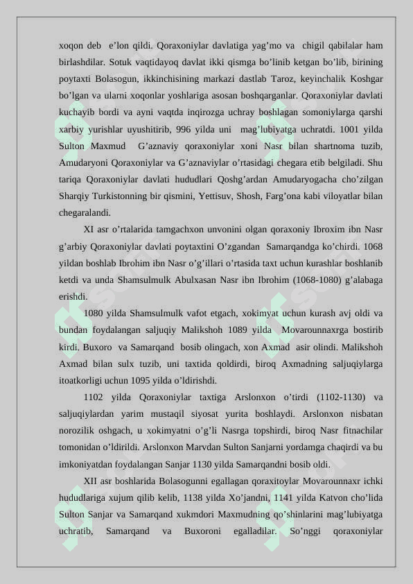 Qoraxoniylar   sulolasi   tarixiga   oid   amalga   oshirilgan   ilmiy tadqiqotlar  24 3