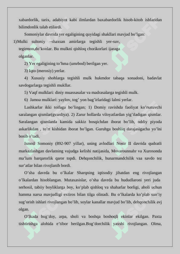 Somoniylar sulolasi tarixiga doir ilmiy tadqiqotlar sharhi   24 8