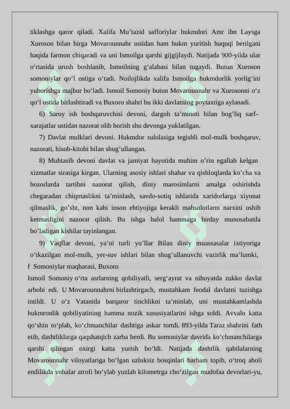 Somoniylar va Qoraxoniylar sulolalari tarixiga oid manbalar tahlili   24 5