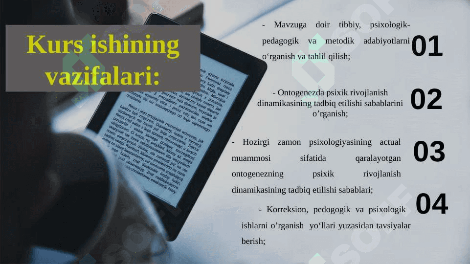 Ontogenezda psixik rivojlanish dinamikasining tadbiq etilishi –hozirgi zamon yosh psixologiyasining aktual muammosi sifatida 3