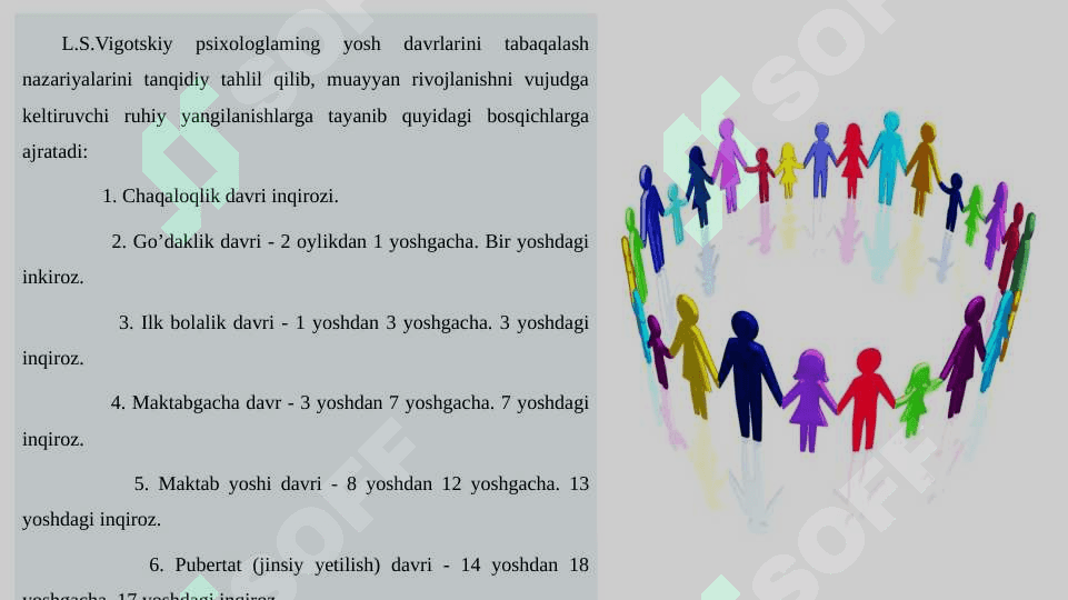 Ontogenezda psixik rivojlanish dinamikasining tadbiq etilishi –hozirgi zamon yosh psixologiyasining aktual muammosi sifatida 8