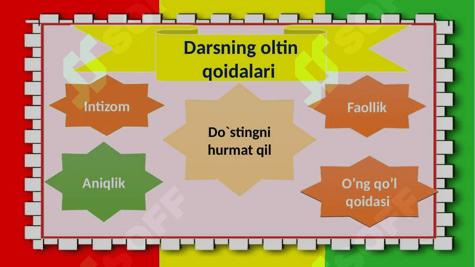 1-sinf ona tili Undoshlar 5