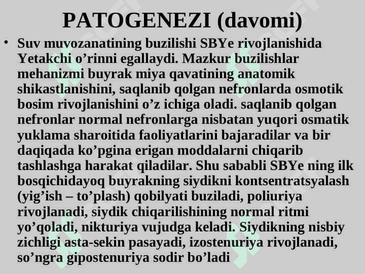 TURSINBAYEVA SHOXSANAM BUYRAK   YALLIG’LANISHI VA IMMUN YALLIG’LANISH  KASALLIKLARINING ETIOLOGIYASI , PATOGENEZI, KASALLIKNING KLINIK NOMOYON BO’LISHI , DIAGNOSTIKASI VA AKTIVLIK MEZONLARI 7