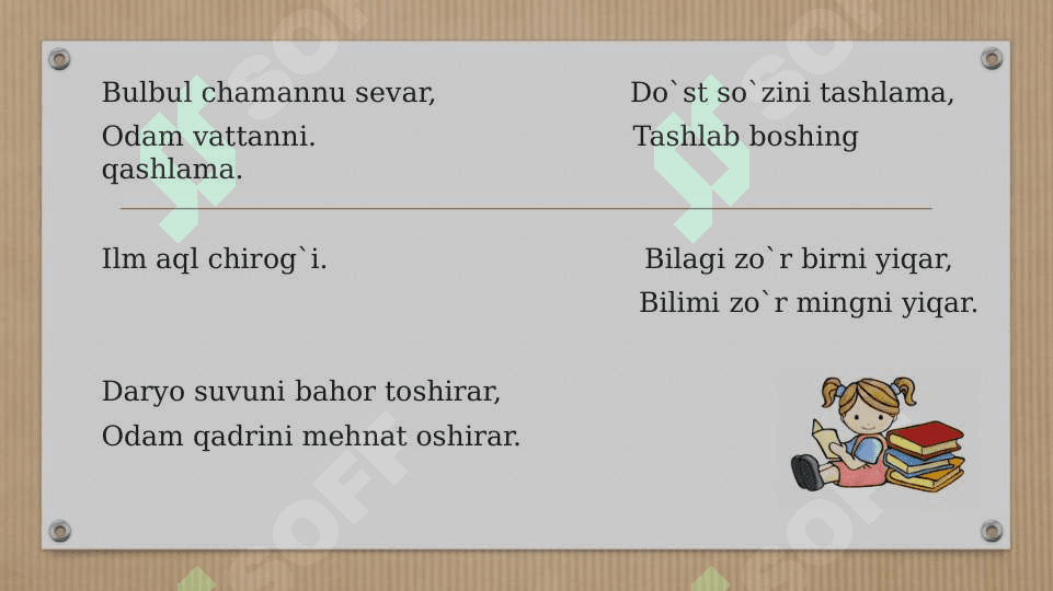 Ifodali oʻqishda maqol, topishmoq , latifa, va tez aytishni oʻrganish metodlari 8