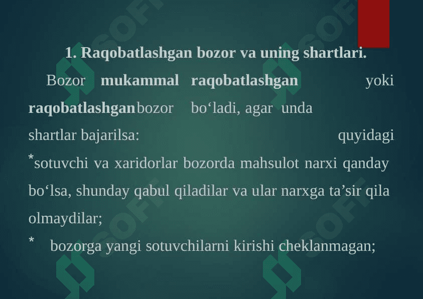 Firma foydasini maksimallashtirish 2
