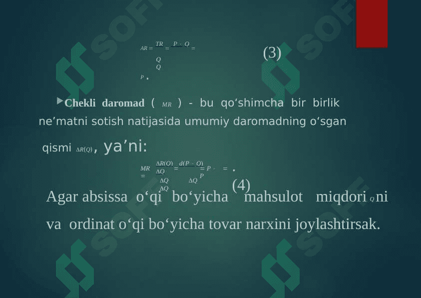 Firma foydasini maksimallashtirish 7