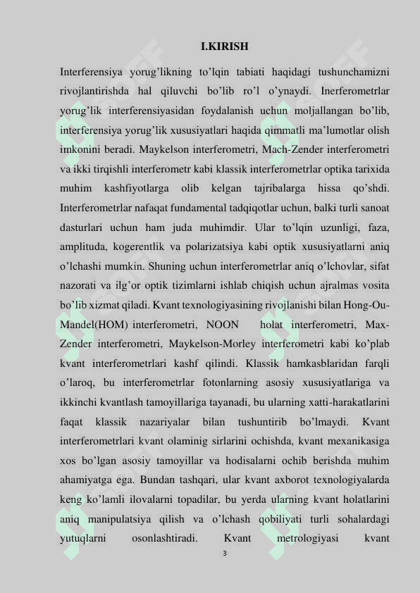 Kvant interferometrlari 3