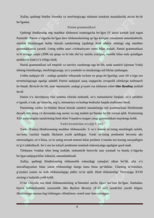 TILSHUNOSLIK FANI TARIXI. 4