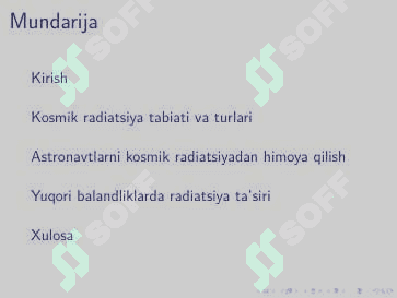 Astronavtlarni kosmik radiatsiyadan himoya qilish usullari 2