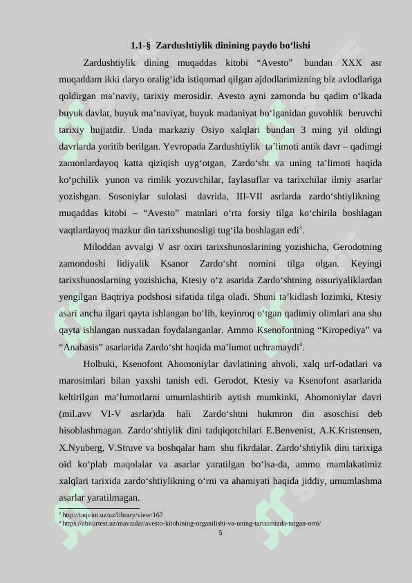 Avesto” O’rta Osiyo viloyatlari ijtimoiy tuzumini o’rganishdagi o’rni 5