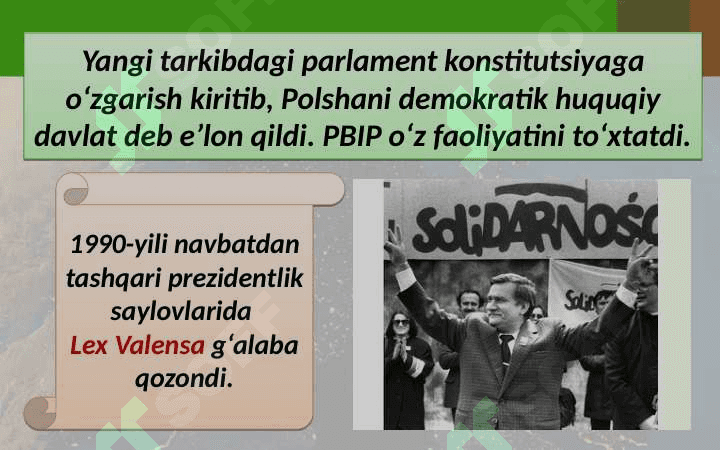 Sharqiy yevropa mamlakatlaridademokratik inqiloblar va sotsialistiklagerning parchalanishi 4