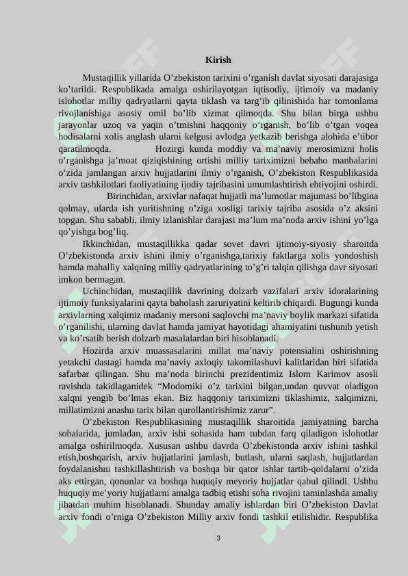 Namangan viloyati davlat arxivining shakllanishi tarixi 3