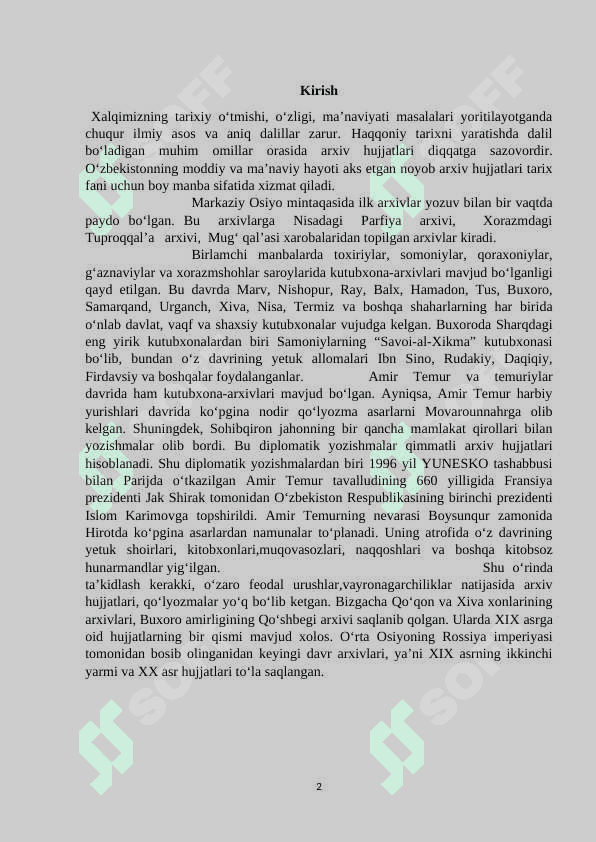 Turkistonda arxiv ishi tarixi (1917-1924 yillarda) 2
