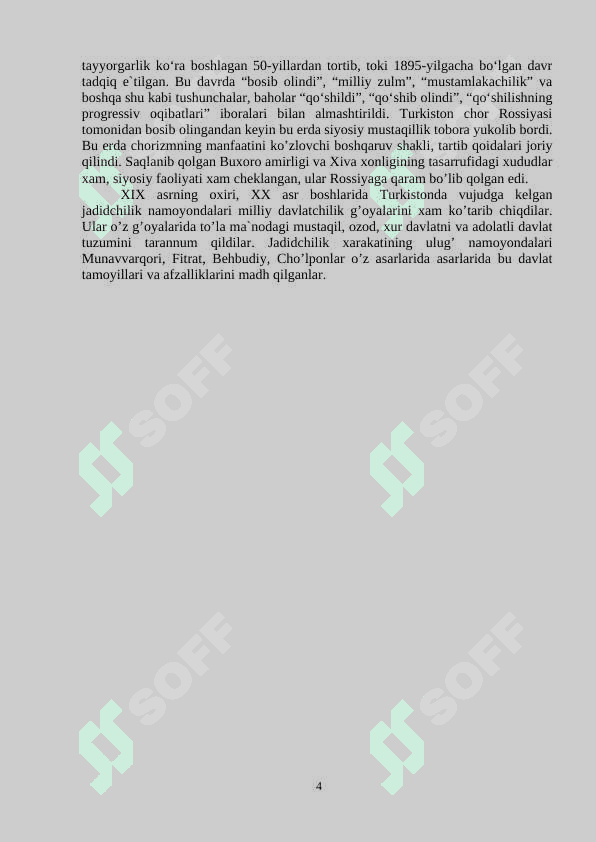 SHARQSHUNOSLAR TOMONIDAN O‘RTA OSIYO XONLIKLARINING ROSSIYA IMPERIYASI TOMONIDAN BOSIB OLINISHI MASALALARINING O‘RGANILISHI 4