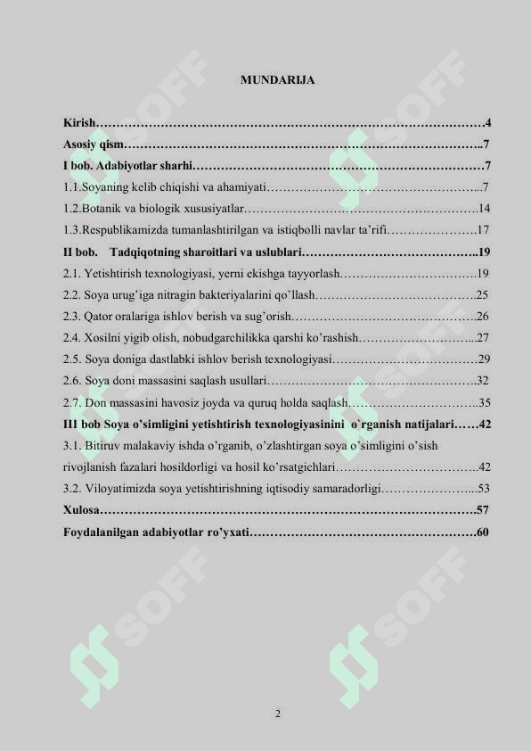 soya o'simligini yetishtirish 2