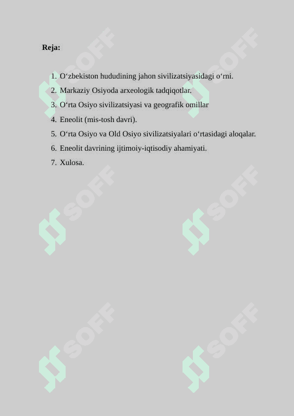 Markaziy Osiyoda eneolit davri yodgorliklarining tarixiy talqini masalasidagi turli qarashlar 2