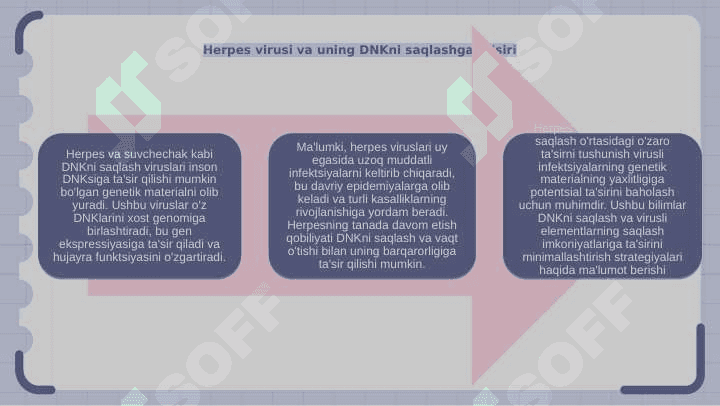 DNK SAQLOVCHI VIRUSLAR GERPES SUV CHECHAK 4