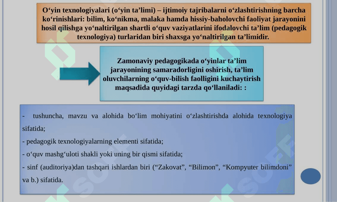 INNOVATSION PEDAGOGIK FAOLIYATNI LOYIHALASHTIRISHNING ILMIY METODIK ASOSLARI. 8