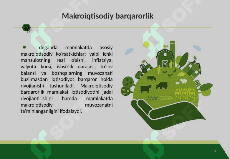(Animatsiyali) Oʻzbekistonda barqaror oʻsishni taʼminlashning omillari va yoʻllari 3