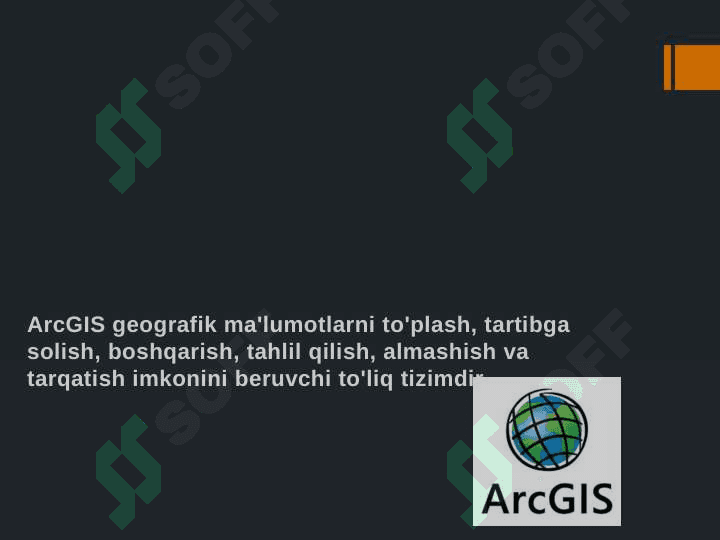 ARC GIS DASTURIDA TAHRIRLASH 24 2