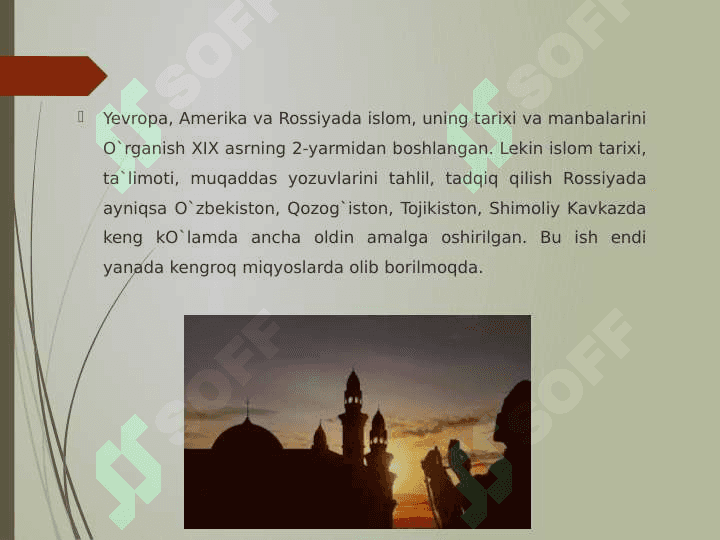 Islomning vujudga kelishi va tarqalishi 3