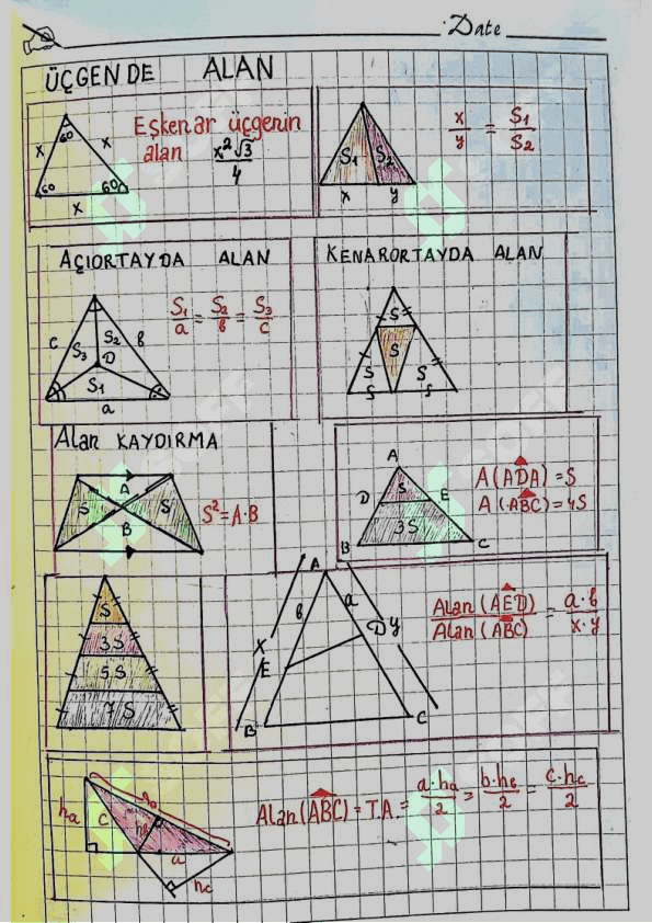 Turk geometriyasi kitobidagi eng kerakli formulala 2