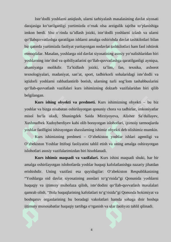 Yoshlarni qo'llab- quvvatlashda davlat siyosatining ahamiyati 4