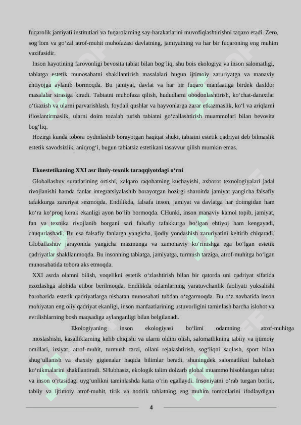 Tabiat va texnogen sivilizatsiya estetikasi 4