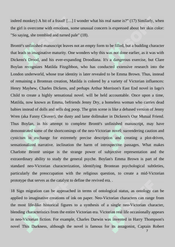 J Fowles’ contribution to the development of neo-Victorian novel 7