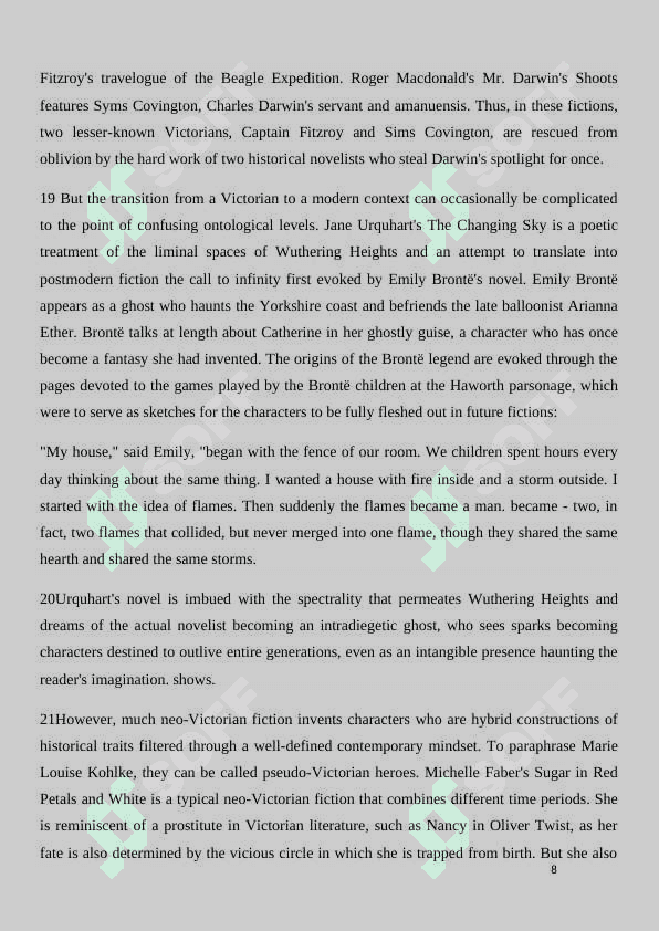 J Fowles’ contribution to the development of neo-Victorian novel 8