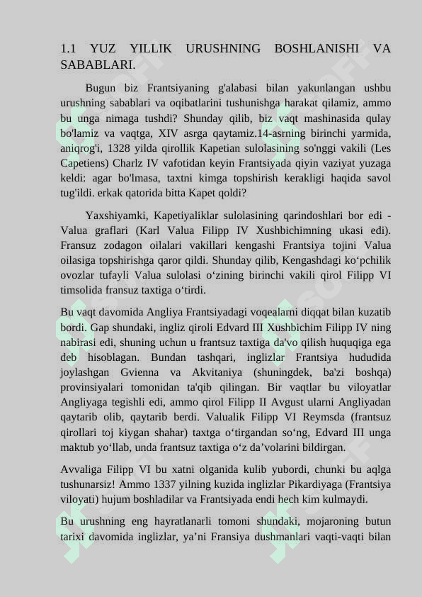 Fransiyada markazlashgan davlatning tashkil topishi mavzusini oʻqitishda “Tarixiy diktant” metodidan foydalanish 3
